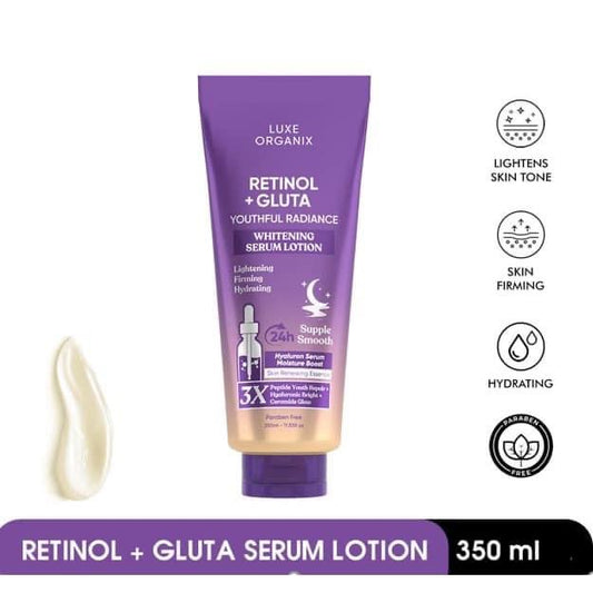 Luxe Organix retinol+gluta lotion