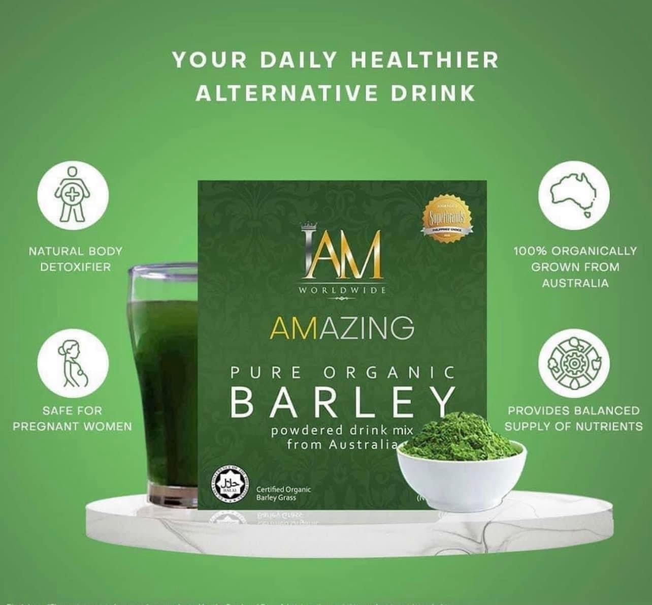 AMAZING PURE ORGANIC BARLEY POWDER DRINK