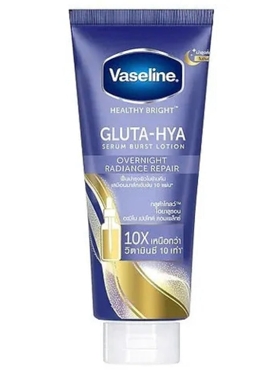 Vaseline Gluta - HYA Serum Burst Lotion - Overnight Radiance Repair | 300ml