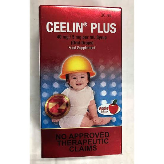 Ceelin Plus Syrup with Ascorbic Acid + Zinc 30 mL