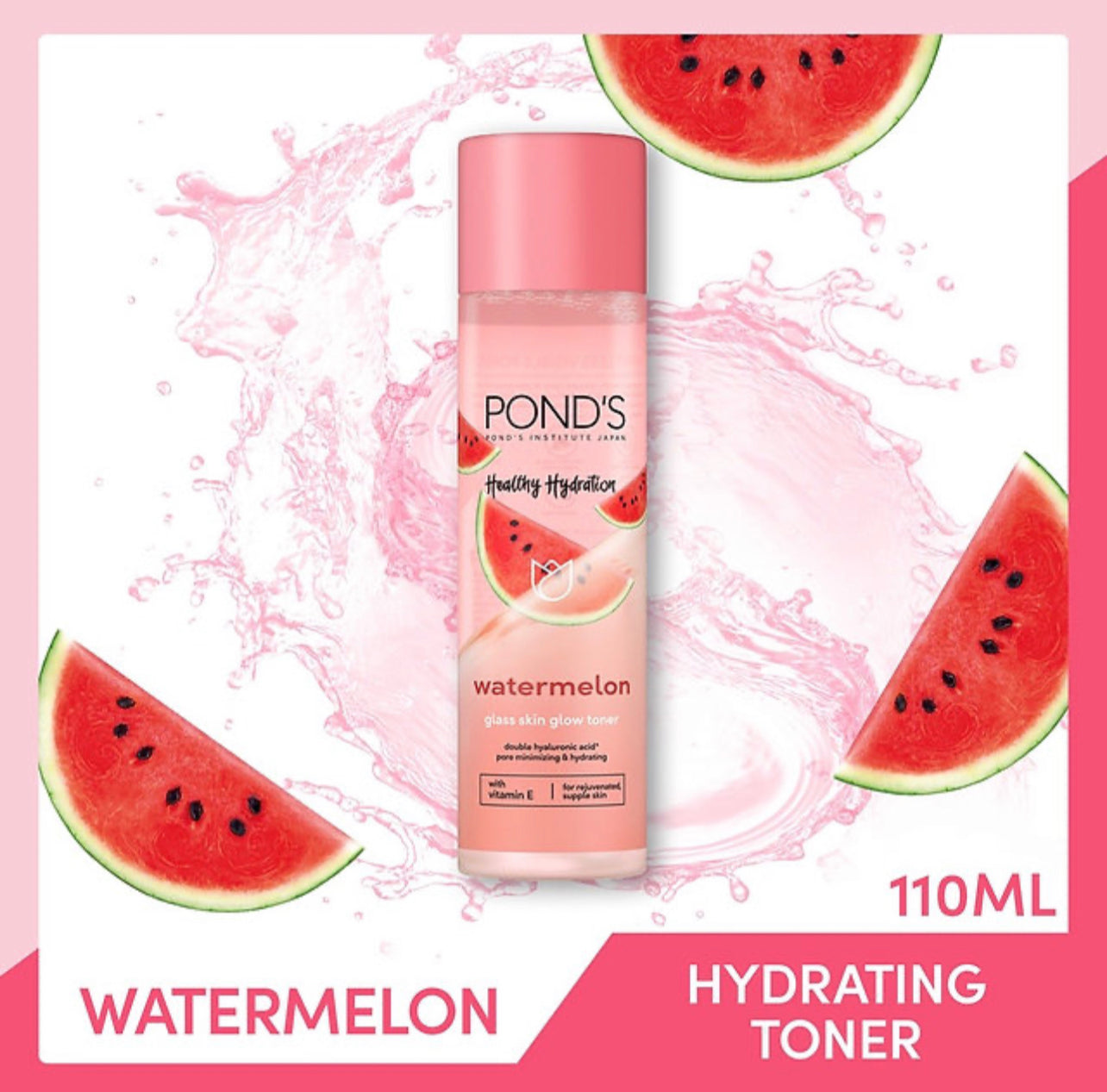 PONDS Healthy Hydration Watermelon Glass Skin Toner | 110ml