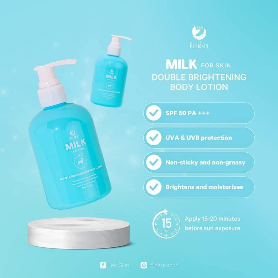 Herskin Milk Double Brightening Body Lotion