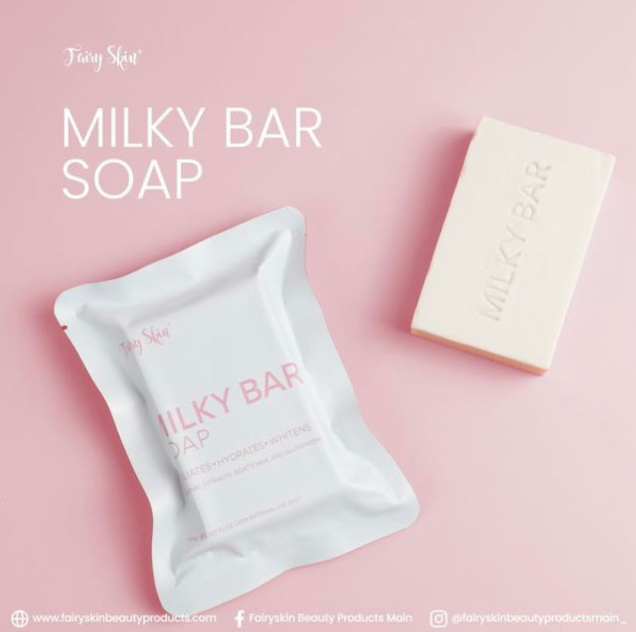 Fairy Skin Milky Bar Soap | 100g