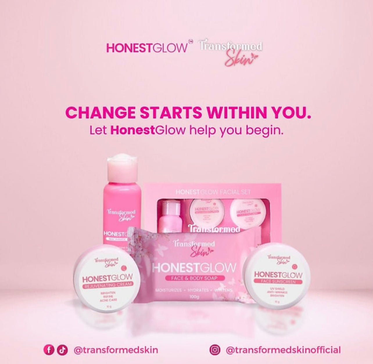 Honest Glow Transformed Skin Facial Set