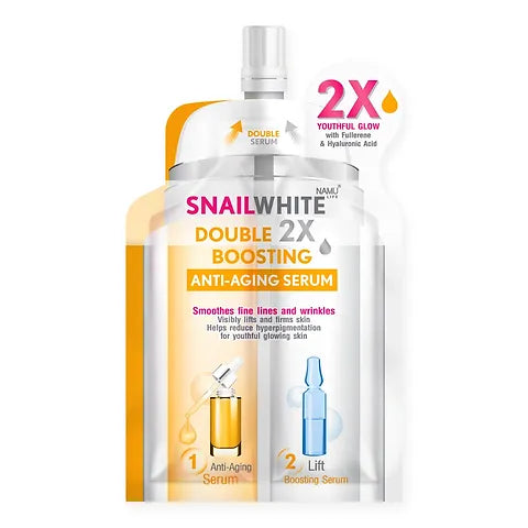 Snail White Double Boosting Anti-Aging Serum 4ml + 4ml