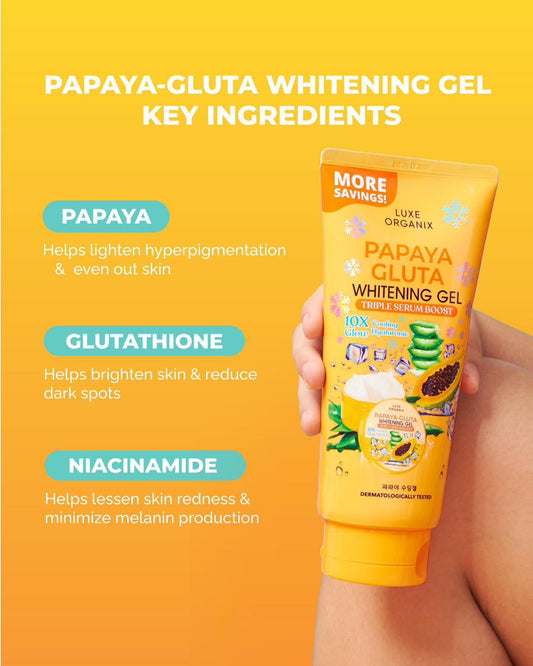 Luxe Organix Papaya Gluta Whitening Gel