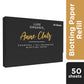 Luxe Organix Anne Clutz Charcoal Oil Absorbing Blotting Paper with Compact Mirror 50 Sheets