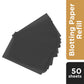 Luxe Organix Anne Clutz Charcoal Oil Absorbing Blotting Paper with Compact Mirror 50 Sheets