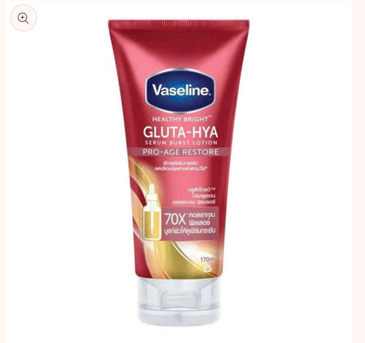 VASELINE Healthy Bright Gluta-Hya Serum Burst Lotion Pro-Age Restore 300ml