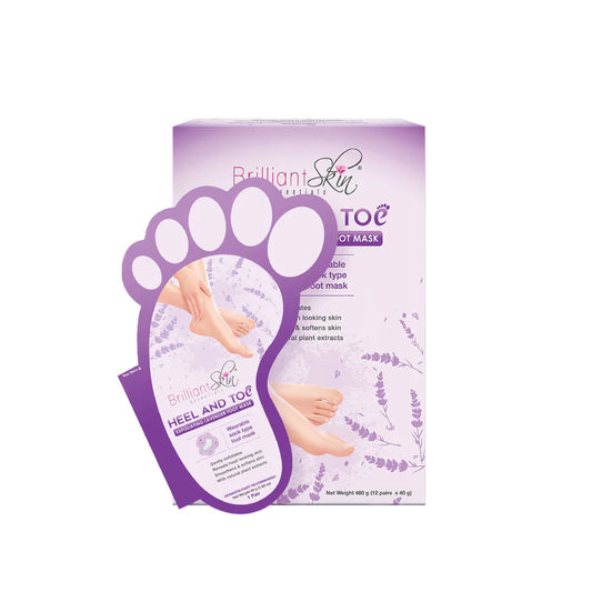 Brilliant Heel and Toe Foot Mask