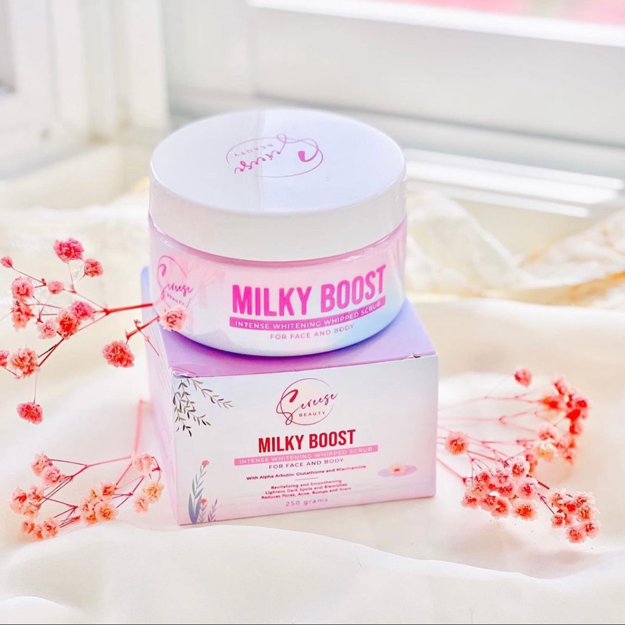 Sereese Beauty Milky Boost Intense Whitening Whipped Scrub