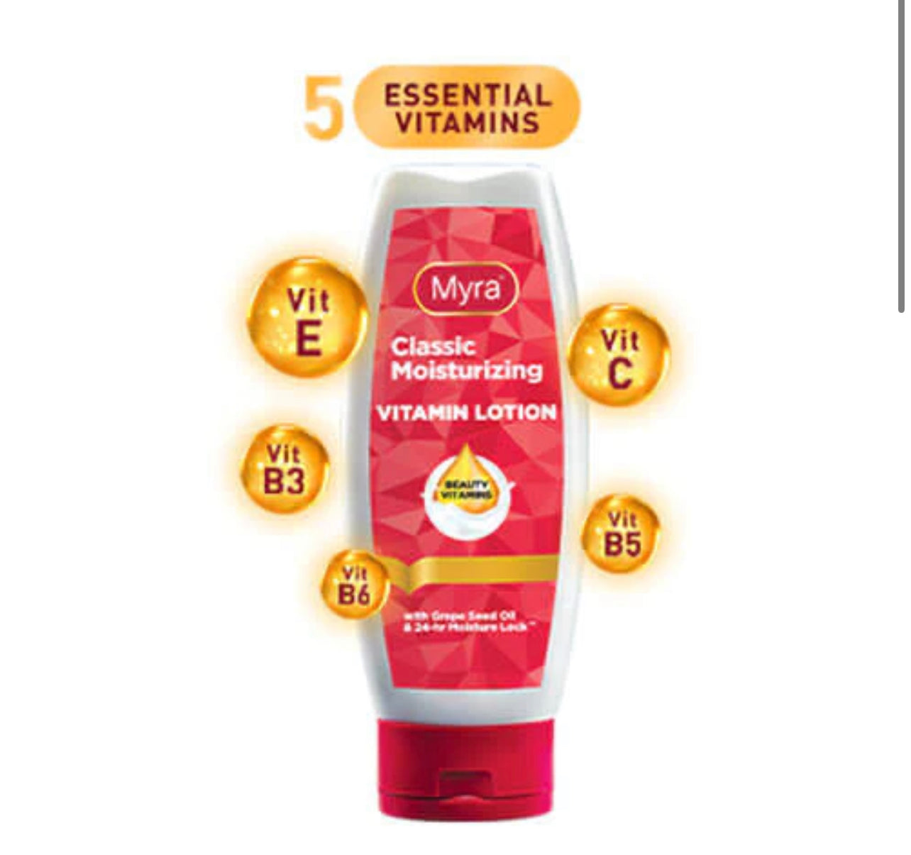 Myra E Classic Moisturizing Vitamin Lotion 200 mL