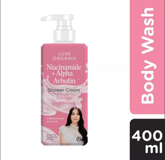 Luxe Organix Niacinamide + Alpha Arbutin Shower Cream 400 mL