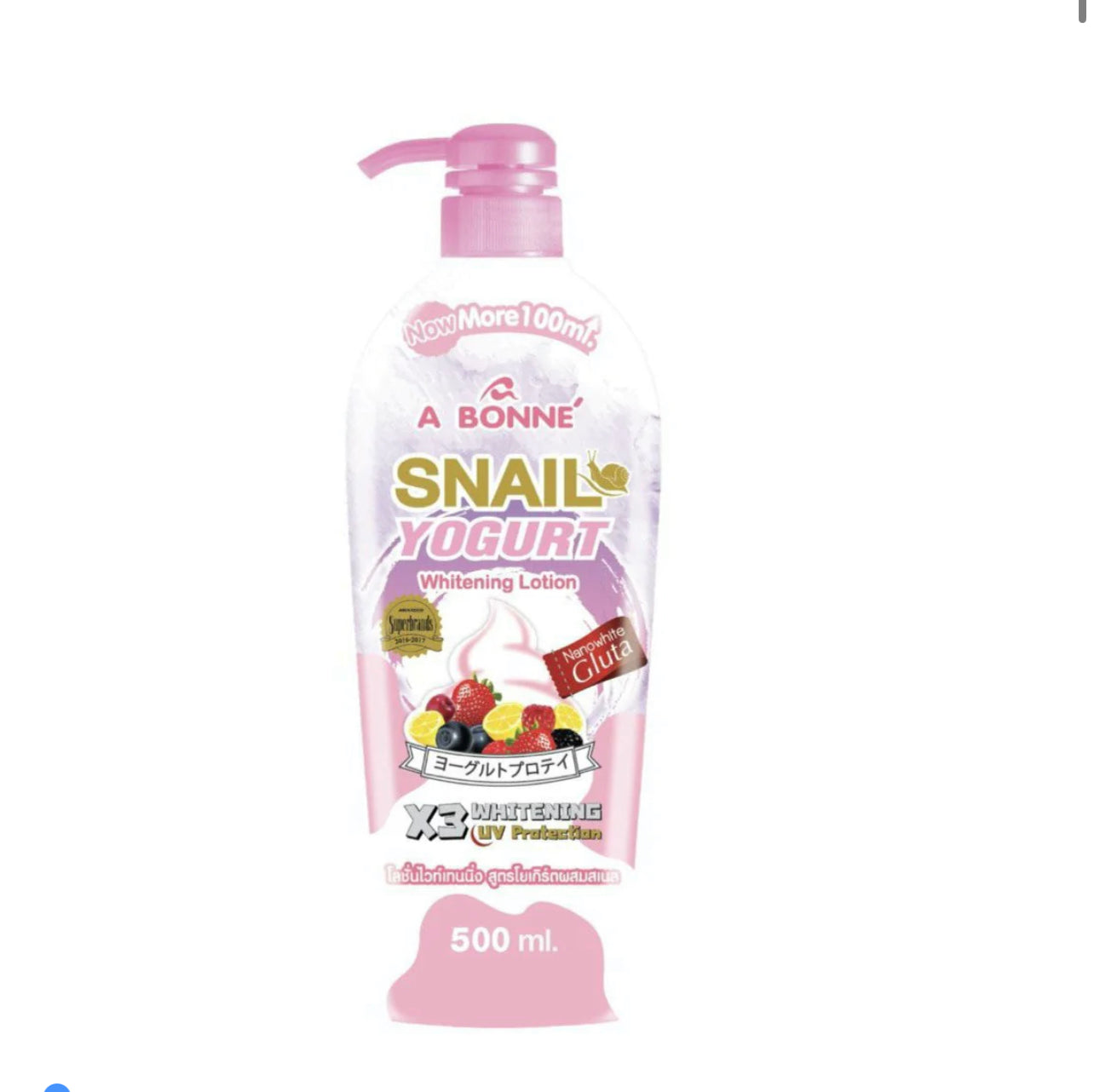 Abonne Snail Yogurt Whitening Lotion 500 mL