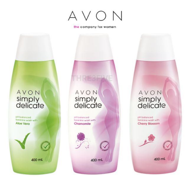 AVON SIMPLY DELICATE FEMENINE WASH 400mL