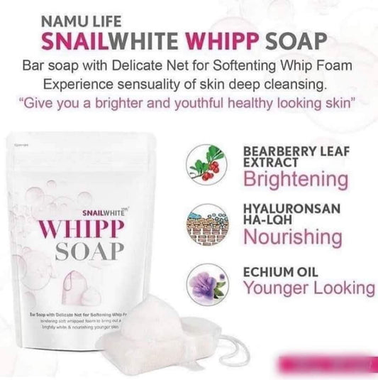 Snail White Extract Whipp Soap 100g