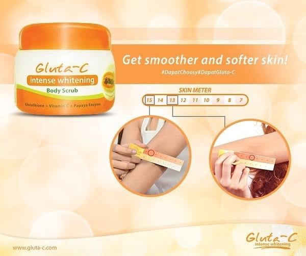 Gluta C Intense Whitening Body Scrub  250g