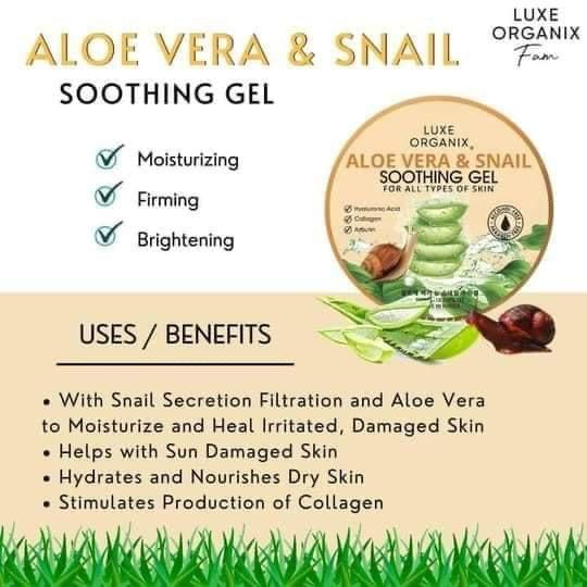 Luxe Organix Snail Aloe Soothing Gel 300mL