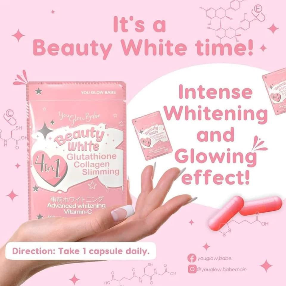 Beauty White 4 in 1 Intense Whitening Gluta Capsules