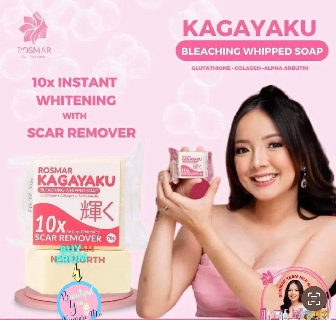 Rosmar Kagayaku Bleaching Soap and Scar Remover