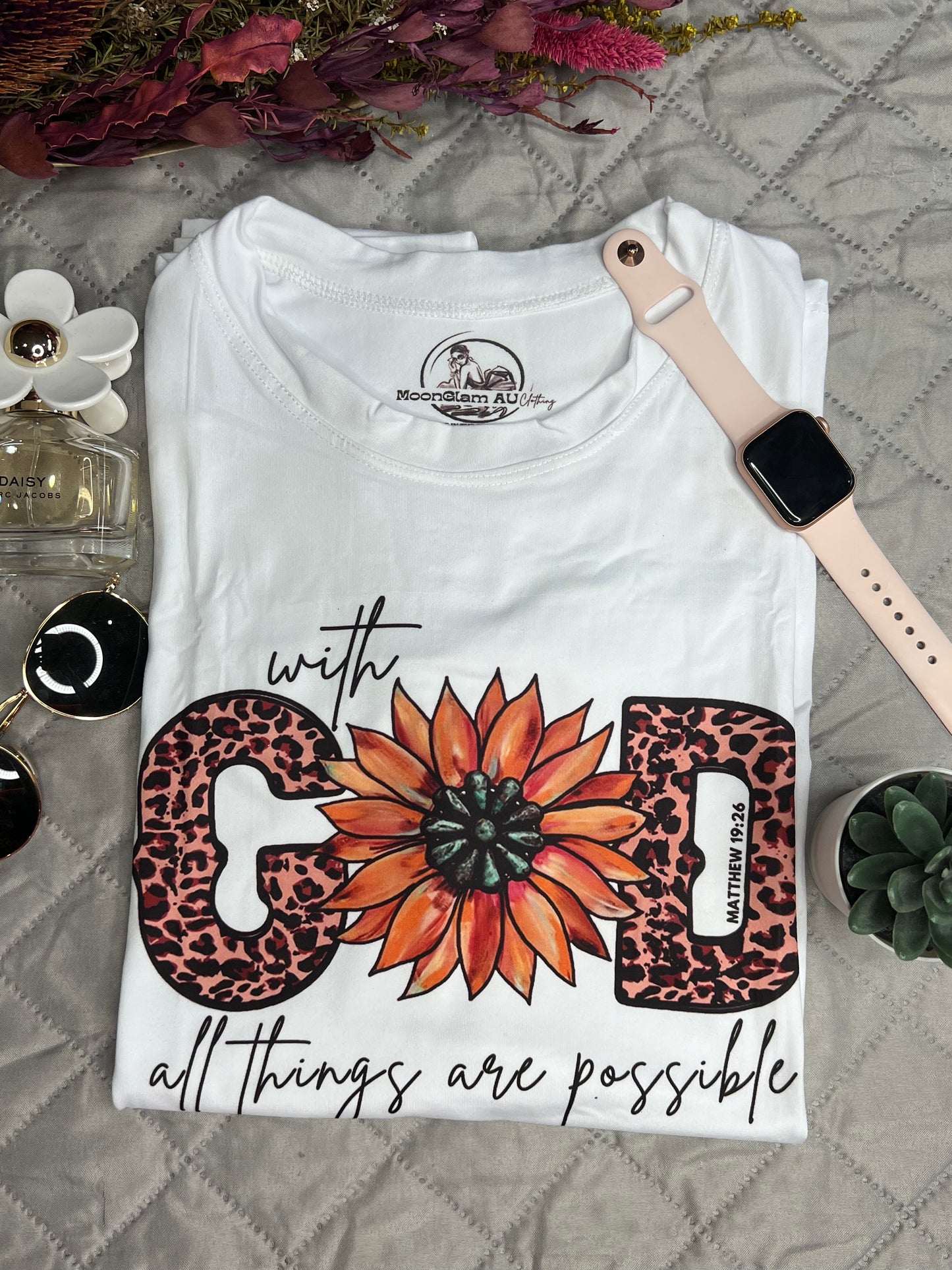 With God all things are possible shirt