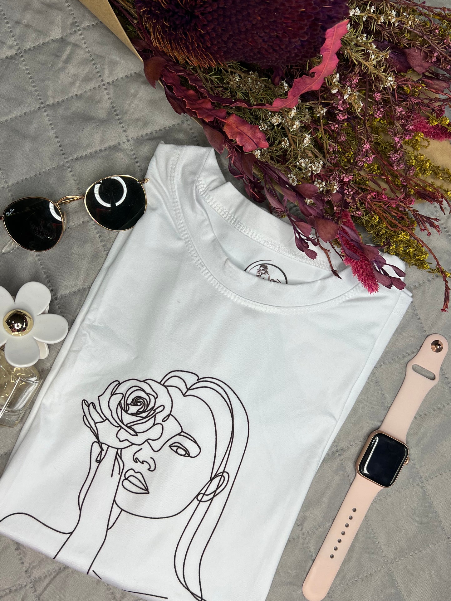 Flower on face Shirt