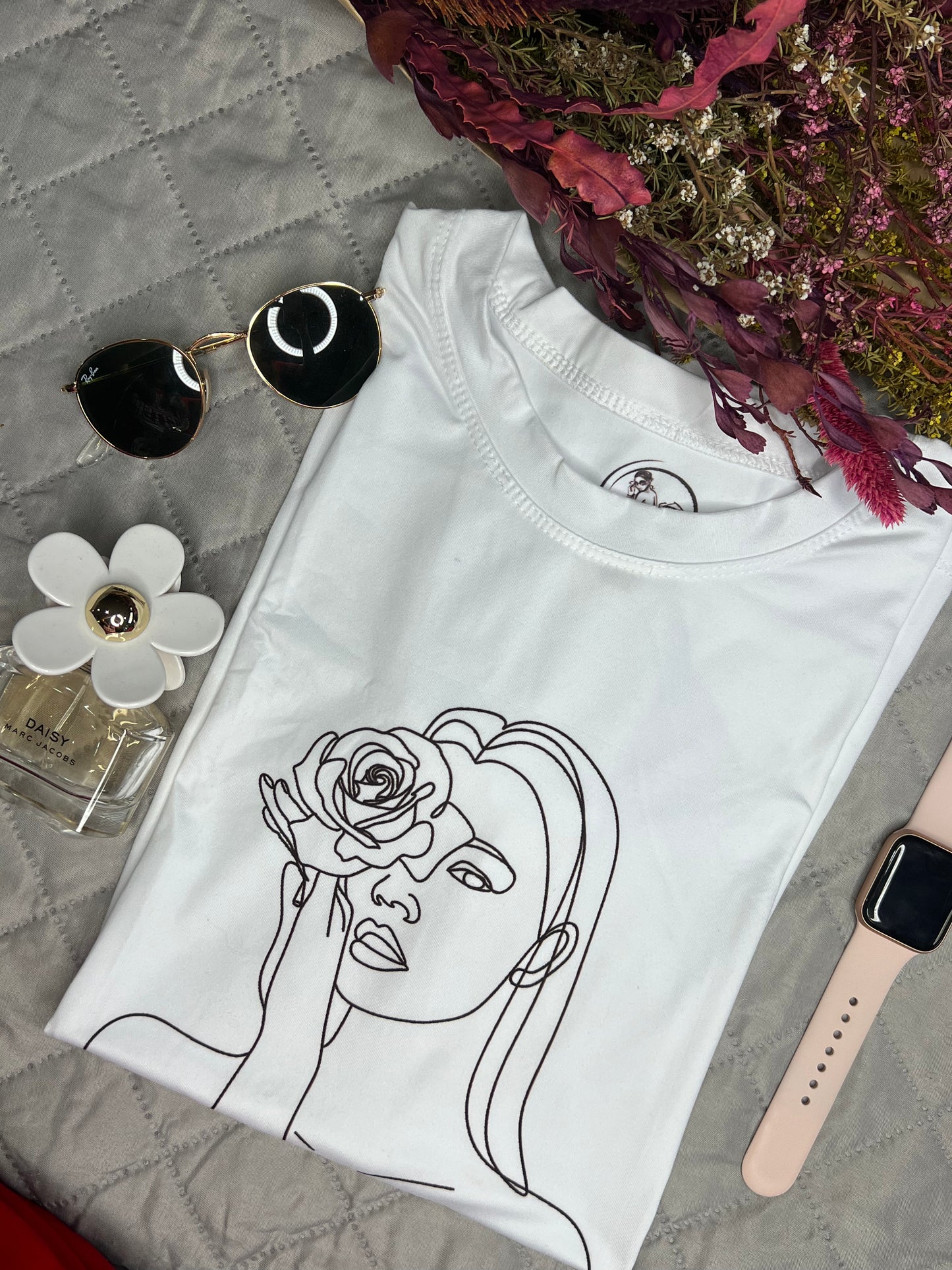 Flower on face Shirt