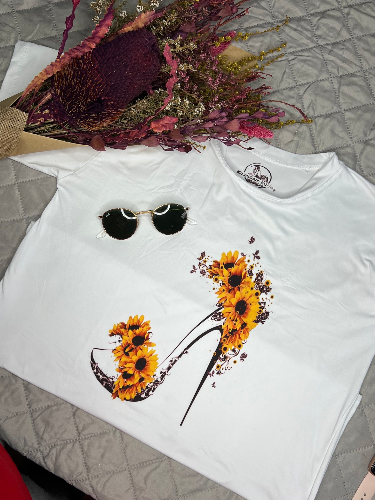 Sunflower Shoe shirt