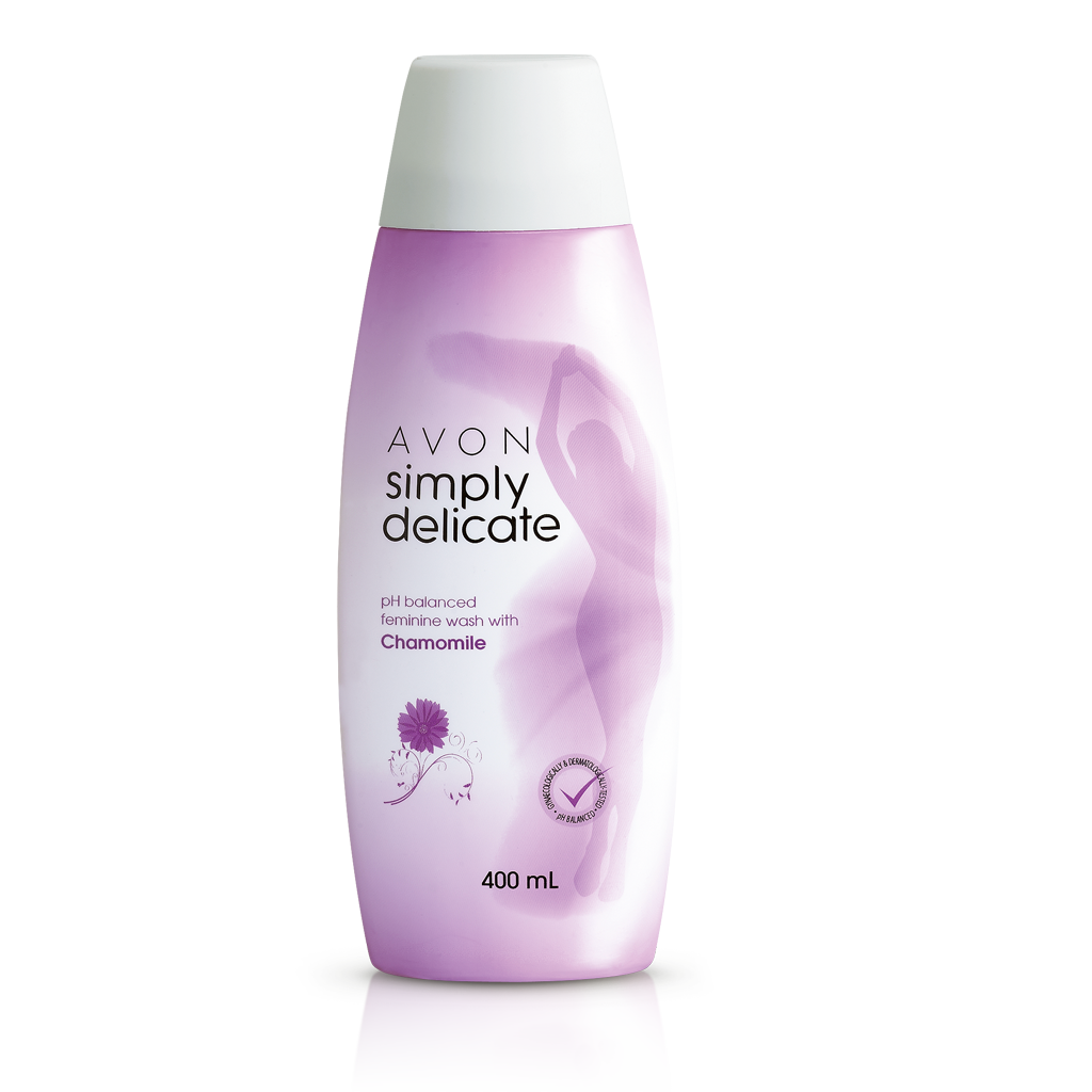 AVON SIMPLY DELICATE FEMENINE WASH 400mL