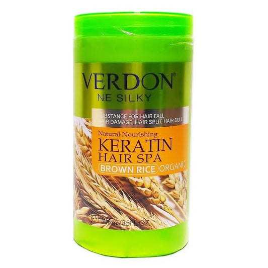 Verdon Ne Silky Keratin Hair Spa Brown Rice Organic