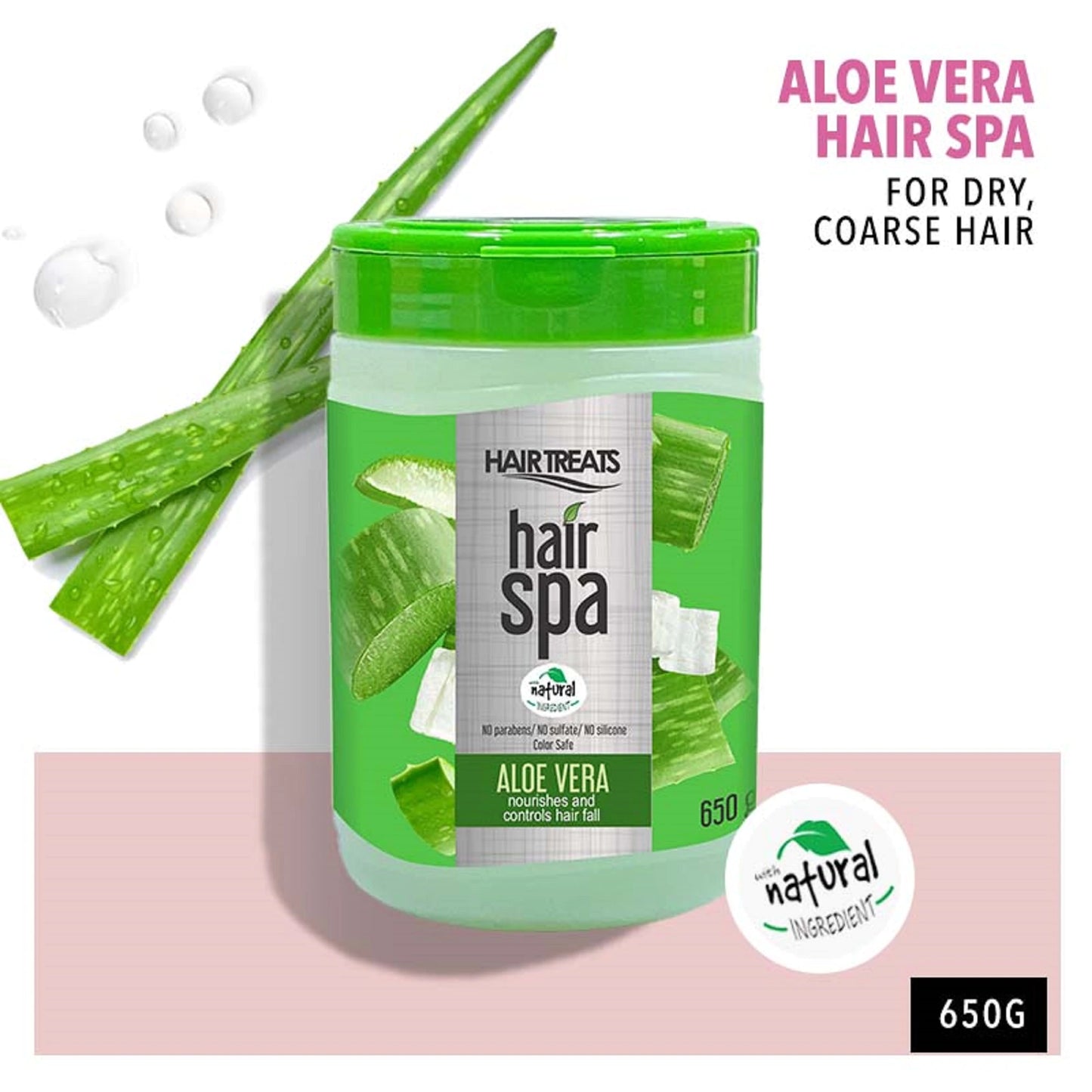 HAIR TREATS Hair Fall Control Hair Spa Aloe Vera 650g