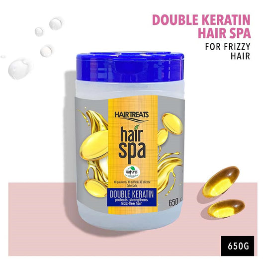 HAIR TREATS Double Active Keratin Hair Spa 650g